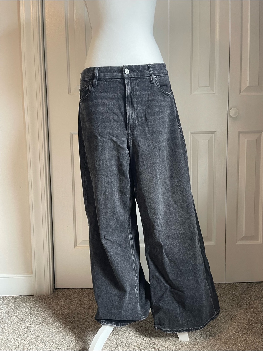 American Eagle Curvy Baggy Wide Leg Jeans